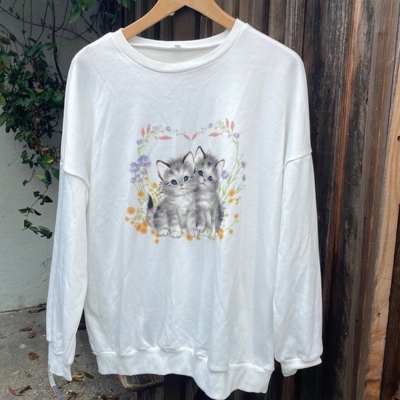 Kitty Sweatshirt M/L - Picture 1 of 7